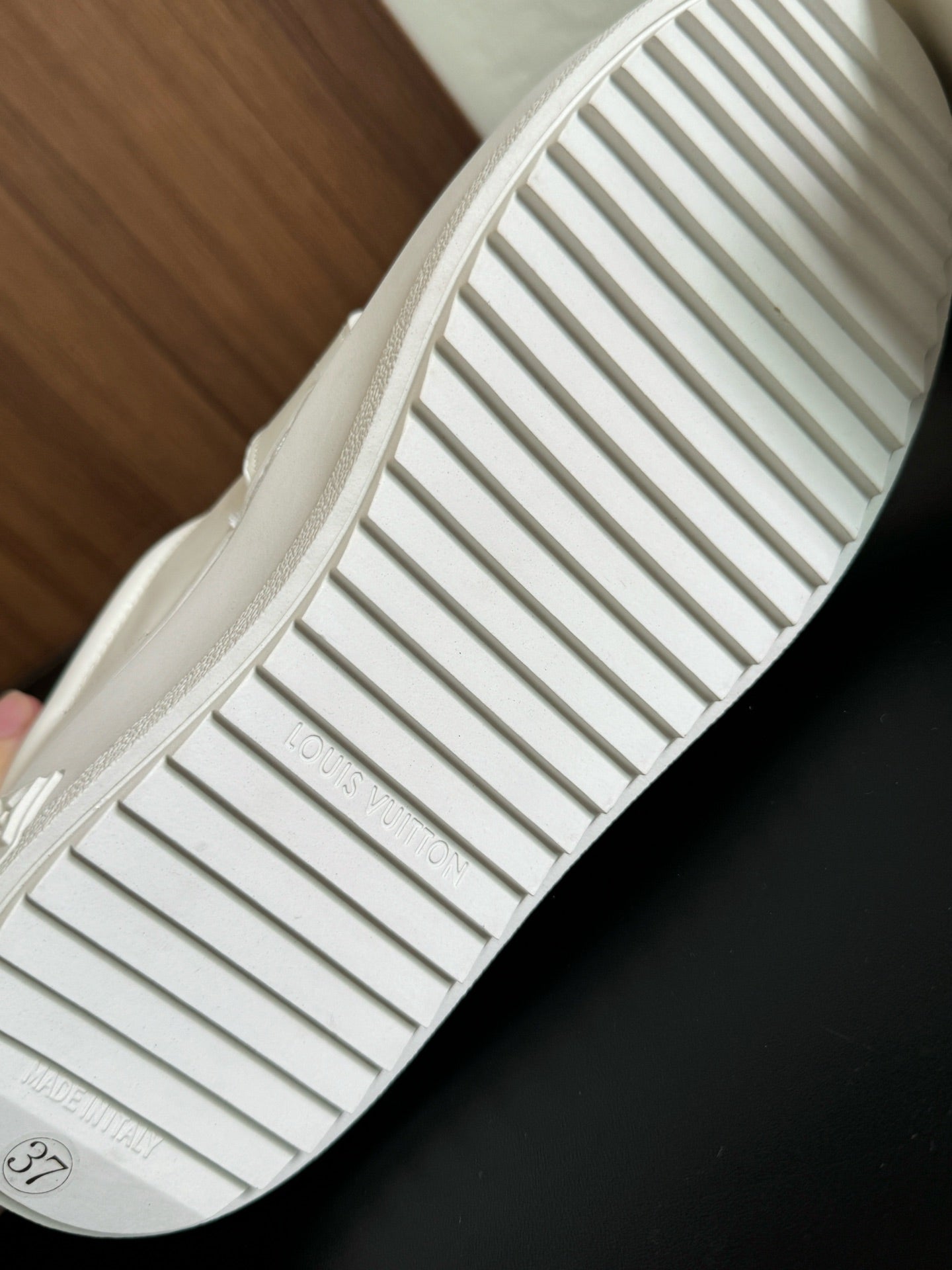 LV Time Out Sneakers White Calfskin