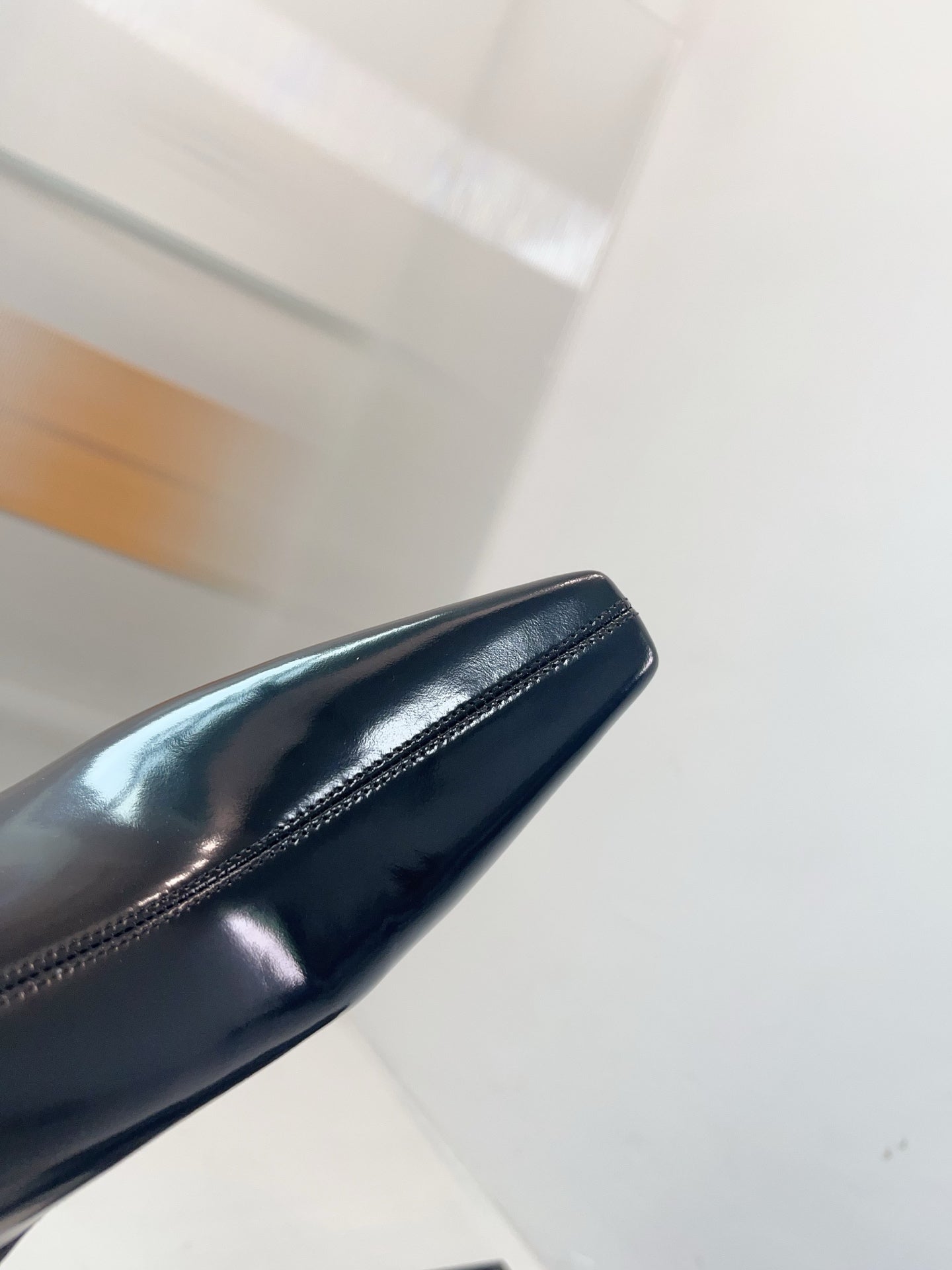 YSL 25  High-heeled Boot Black Cowhide 522267