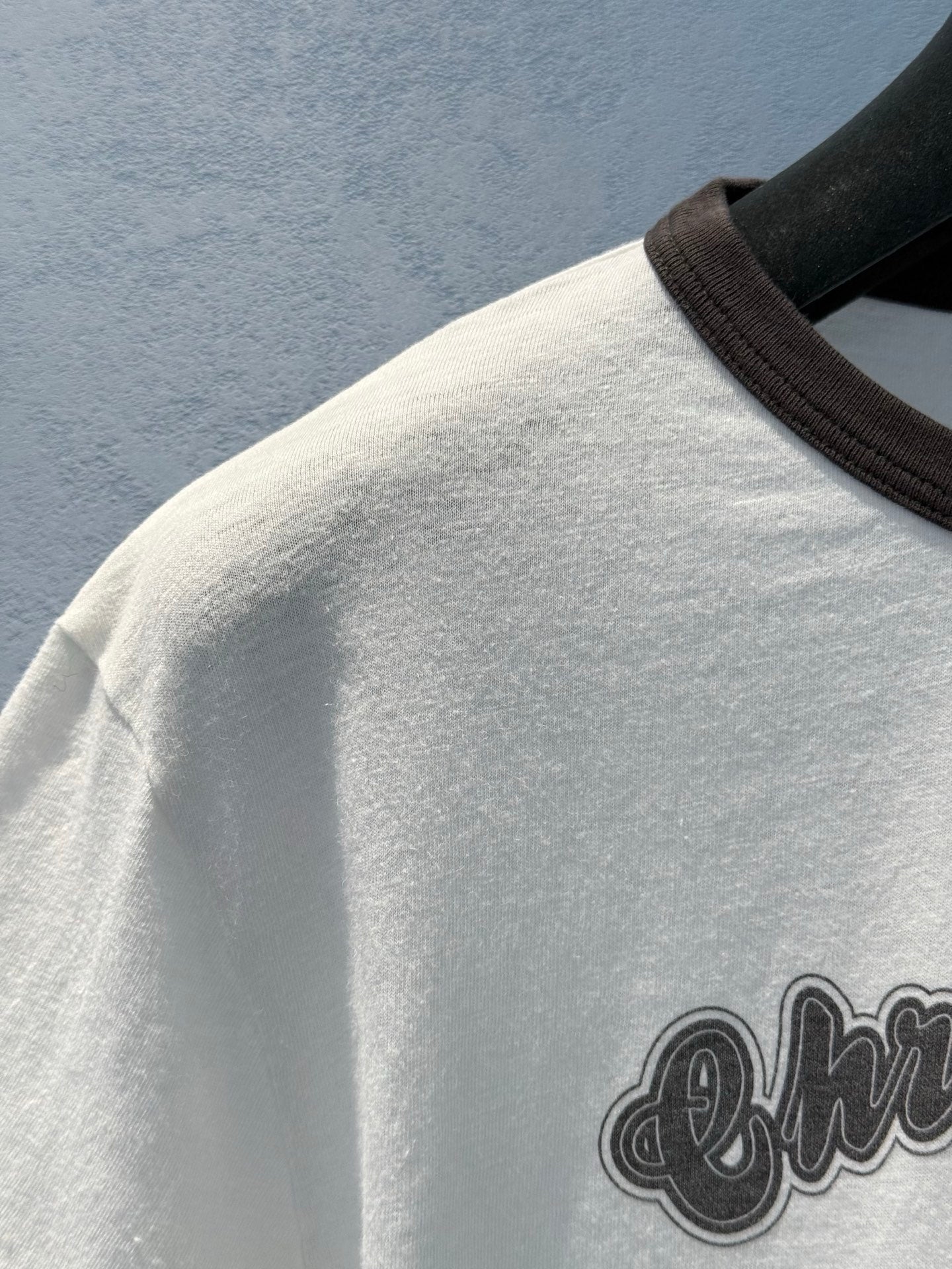 CD 25 Print 8 T-shirt White mix Black Cotton