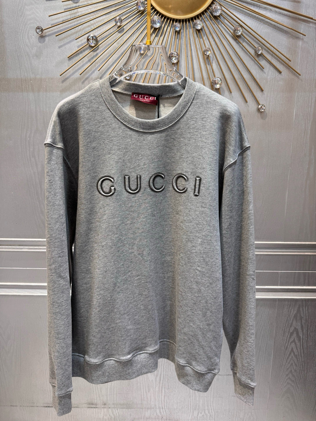 GG 25 Sweatshirt Grey Cotton 0023