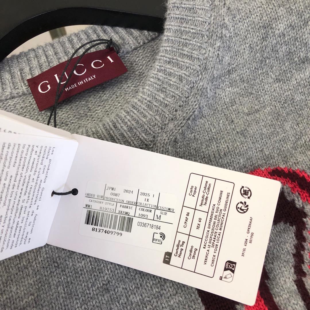 GG 25 Sweater Grey Wool 293529