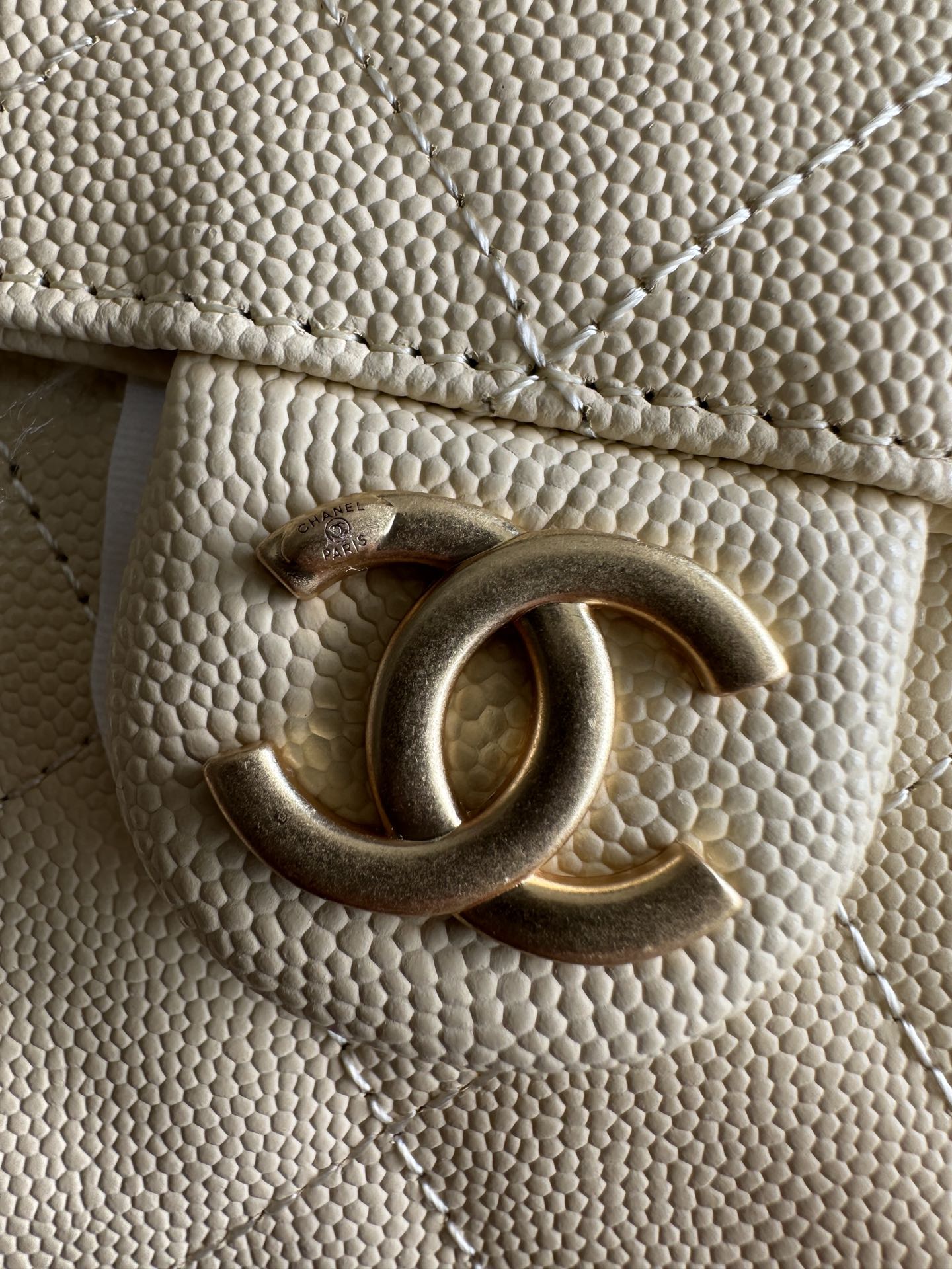 Chanel 2025 Backpack 23cm Light Yellow Grained Calfskin 318276