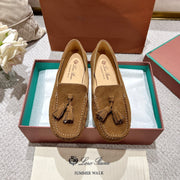 LP Dot sole walk mocassin Copper Brown  Suede 215001