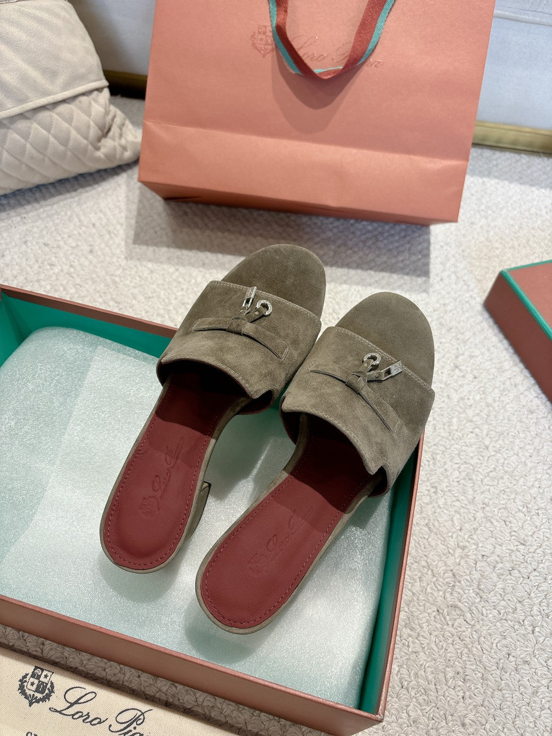 LP 25 Summer Charm Sandal 55 Rock Olive Suede