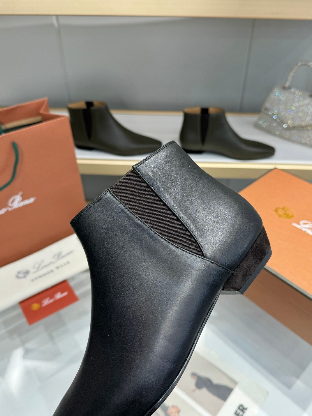 LP Sumire Ankle Boot In Black Nappa Calfskin 980108