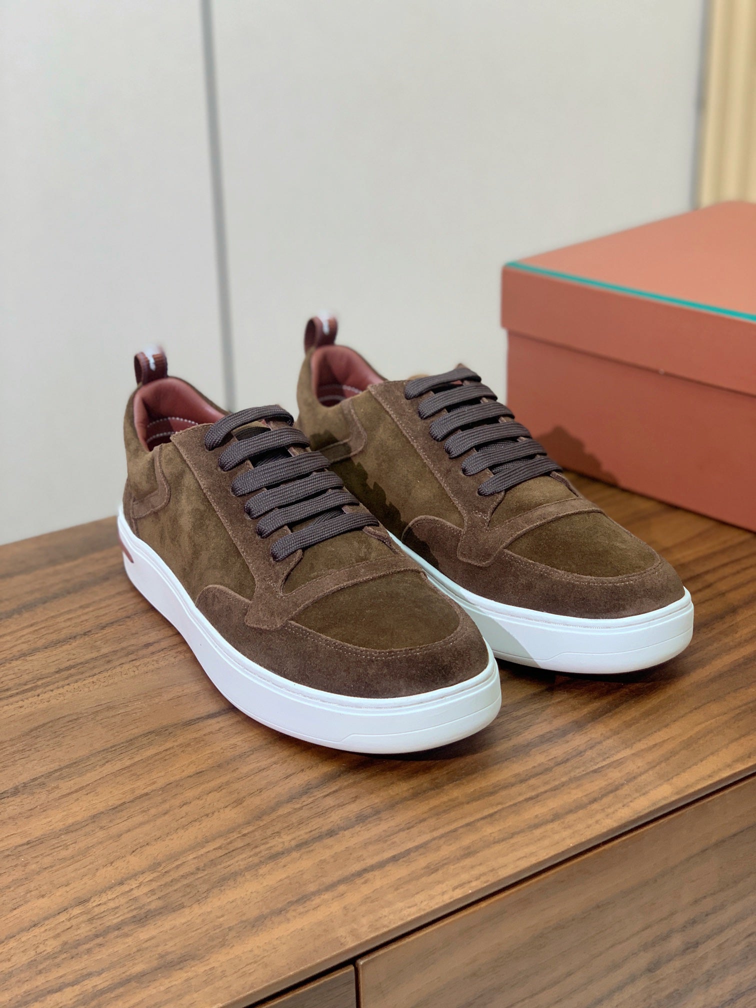 LP NEWPORT WALK SNEAKERS BROWN SUEDE