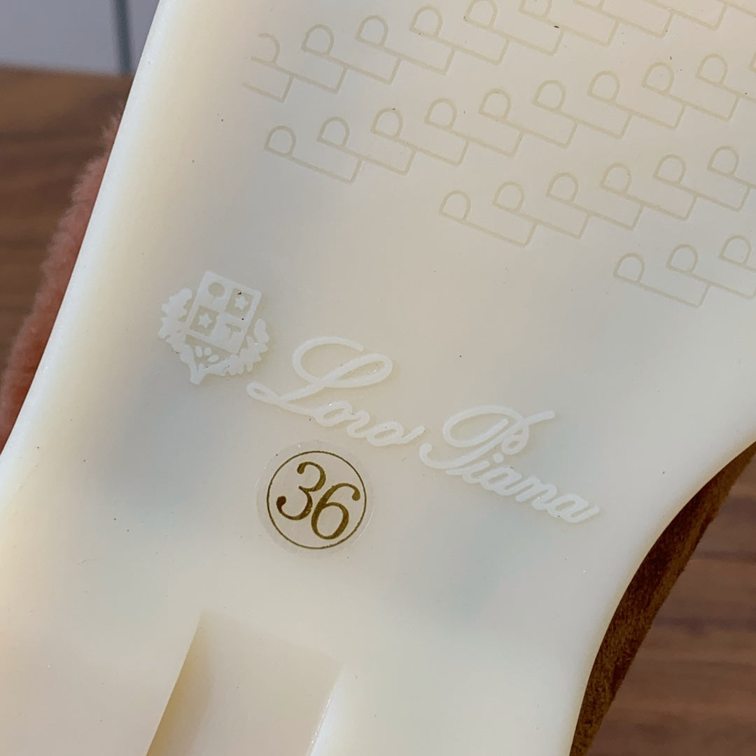 LP Open Walk Chukka Boot Brown Suede Lamb Fur