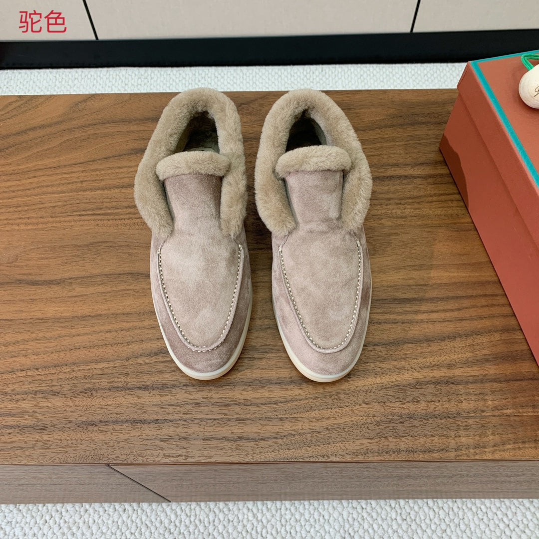 LP Open Walk Chukka Boot Grey Suede Lamb Fur