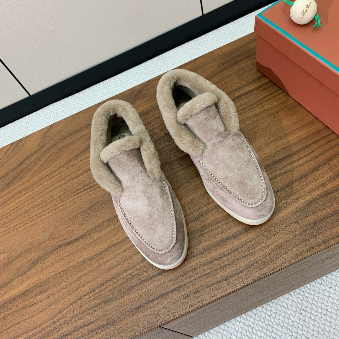 LP Open Walk Chukka Boot Grey Suede Lamb Fur