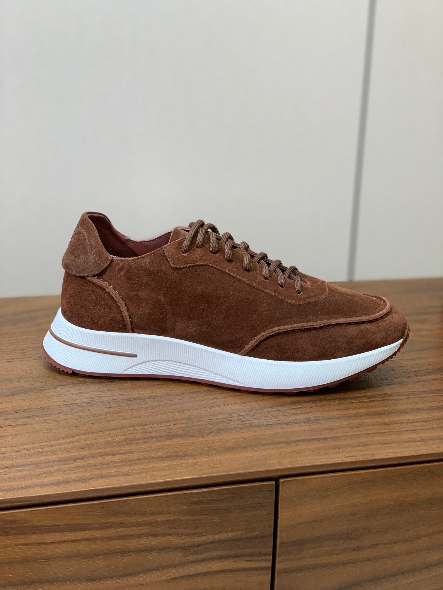 LP Week-End Walk Sneaker In Brown Mocha Suede 984396