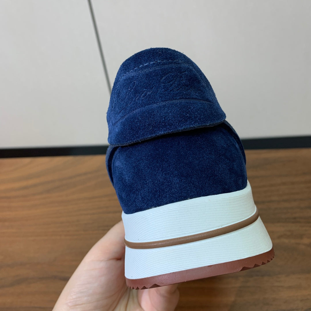 LP Week-End Walk Sneaker In Dark Blue Suede  984400