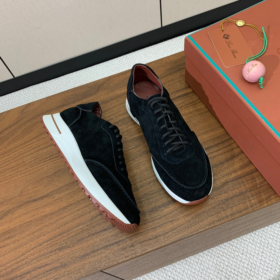 LP Week-End Walk Sneaker In Black Suede 984401
