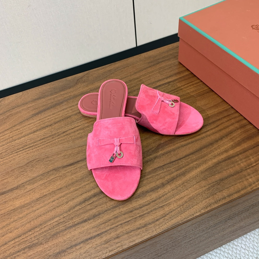 LP Summer Charms Sandal French Fuchsia Suede 220445