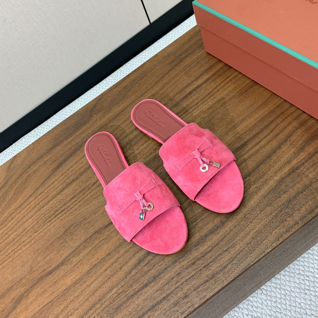 LP Summer Charms Sandal French Fuchsia Suede 220445