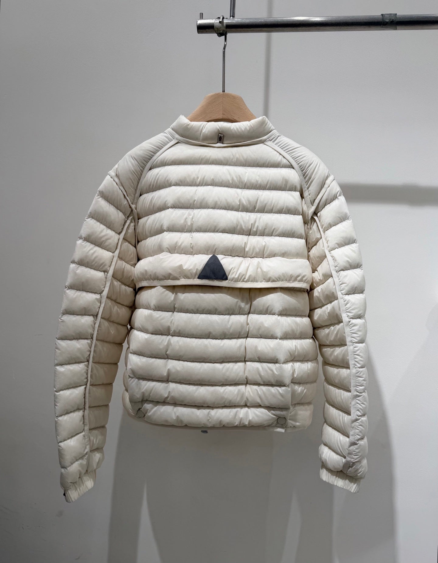 MC 2025 Jacket Pink And White Nylon Down