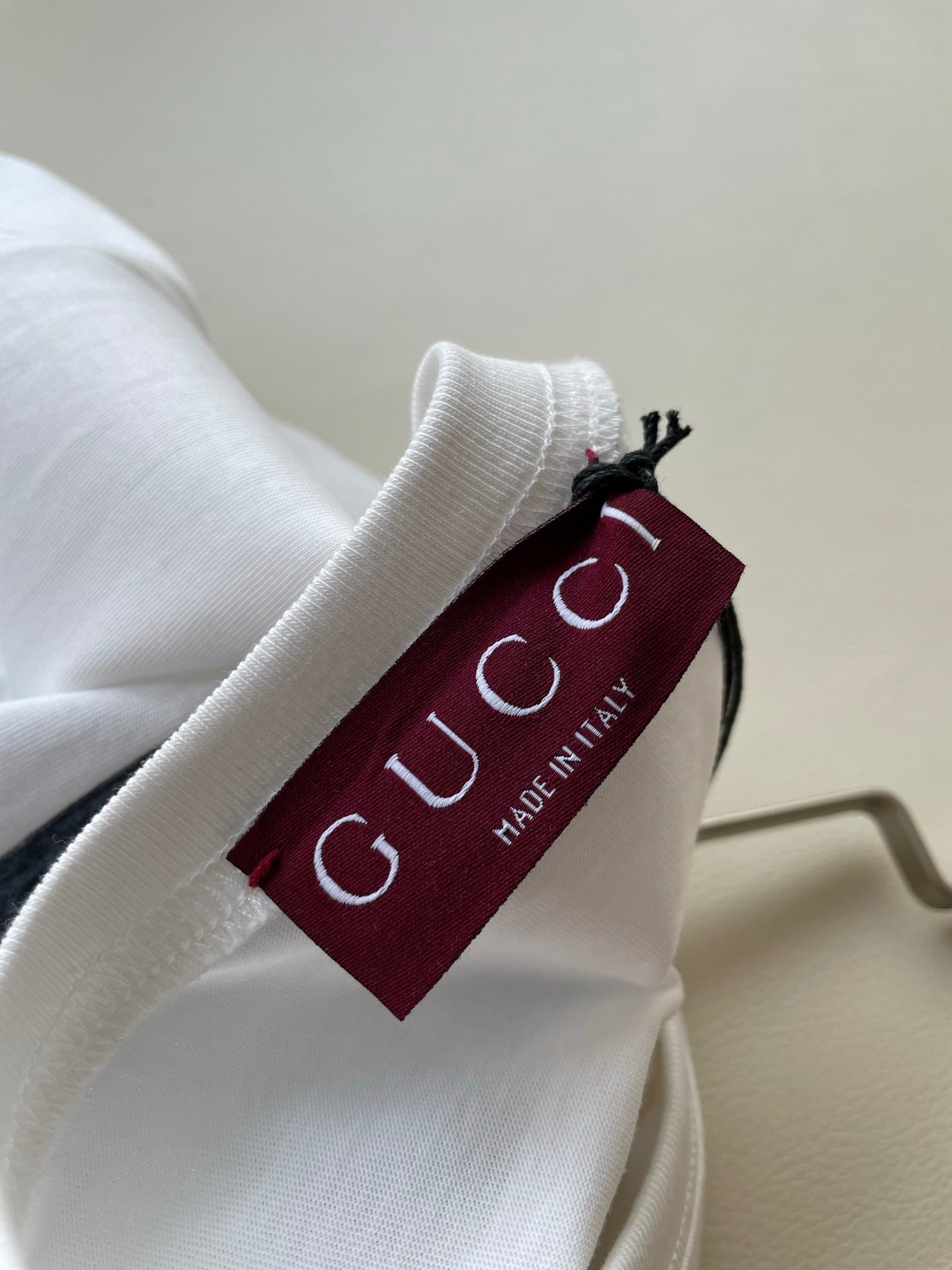 Gucci 25 Bear T-shirt White Brown Cotton