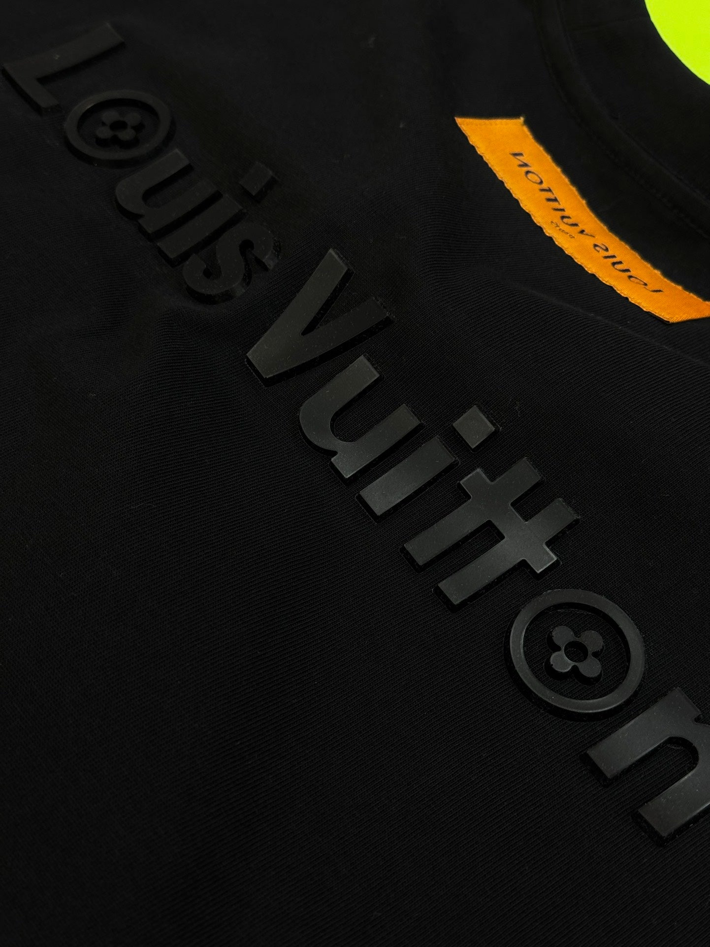 LV T-SHIRT IN BLACK MODAL COTTON 238790