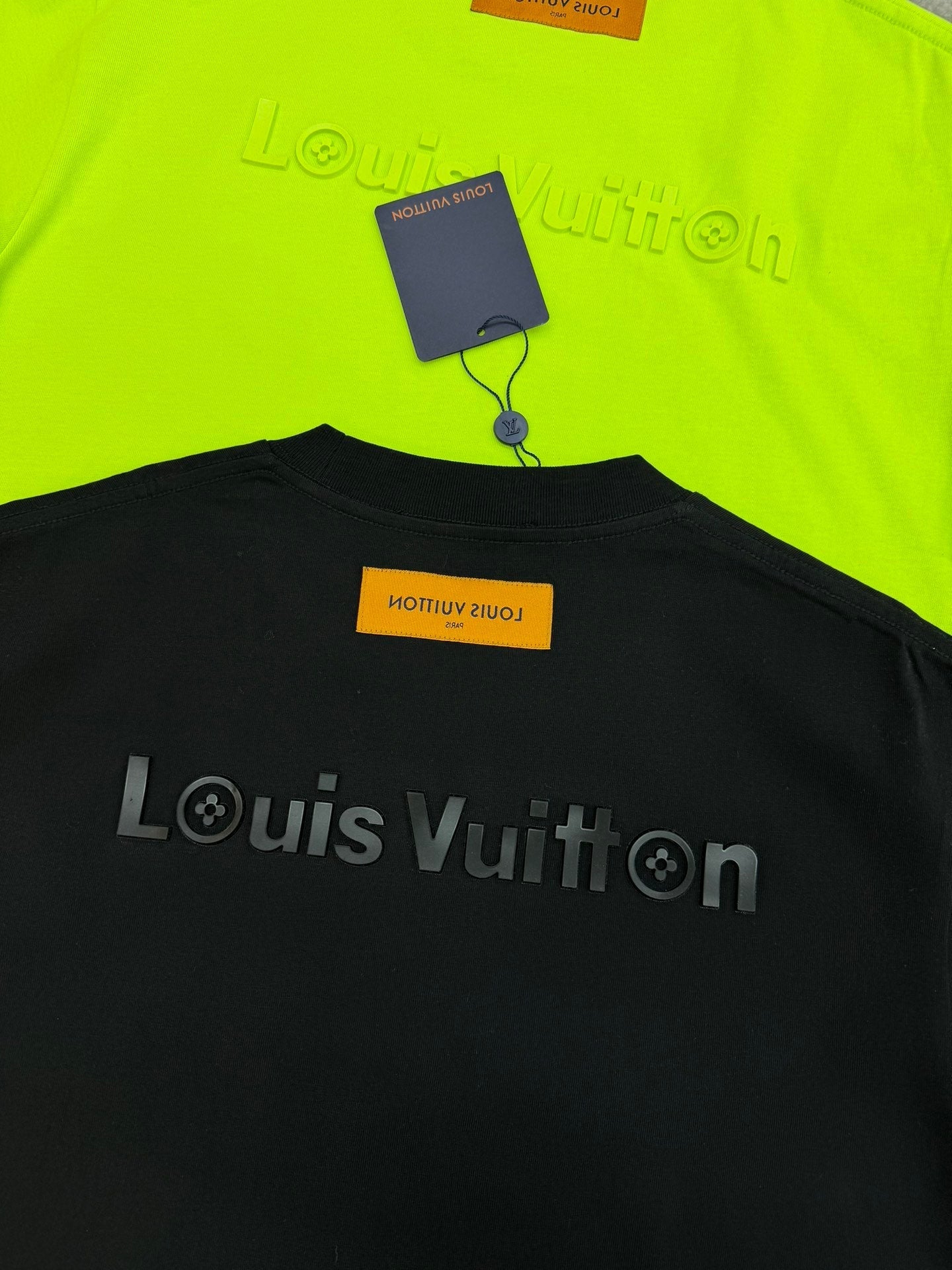 LV T-SHIRT IN BLACK MODAL COTTON 238790
