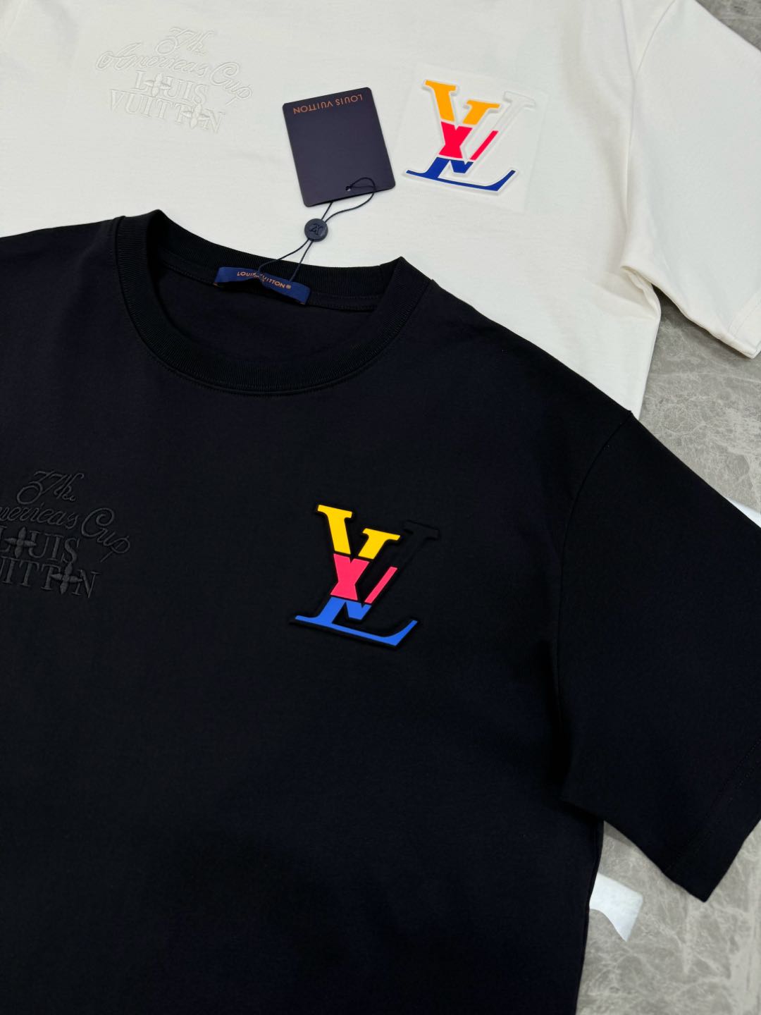 LV T-SHIRT IN WHITE COTTON 238789