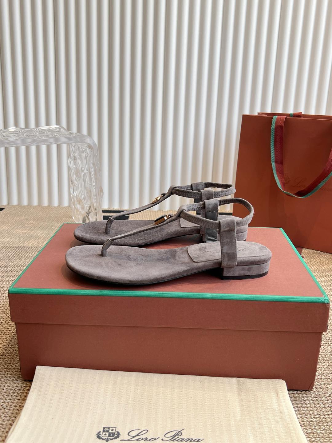 LP 25C Mindil Sandal  Koala Brown Suede 208098