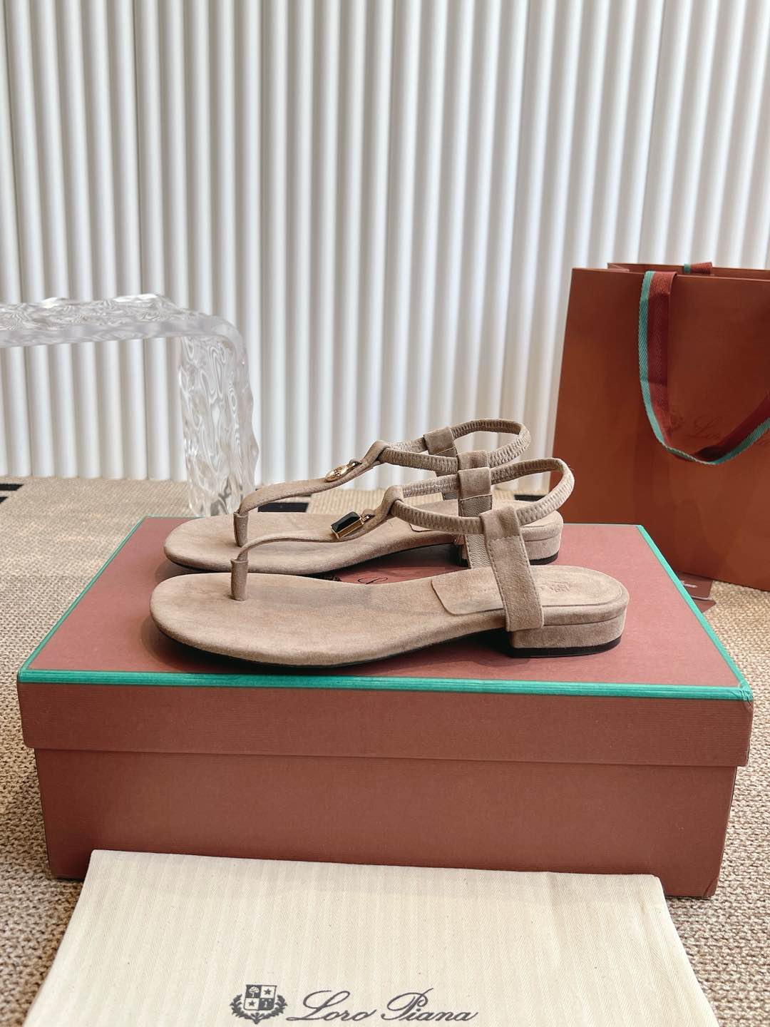 LP 25C Mindil Sandal Mocha Brown Suede 208096