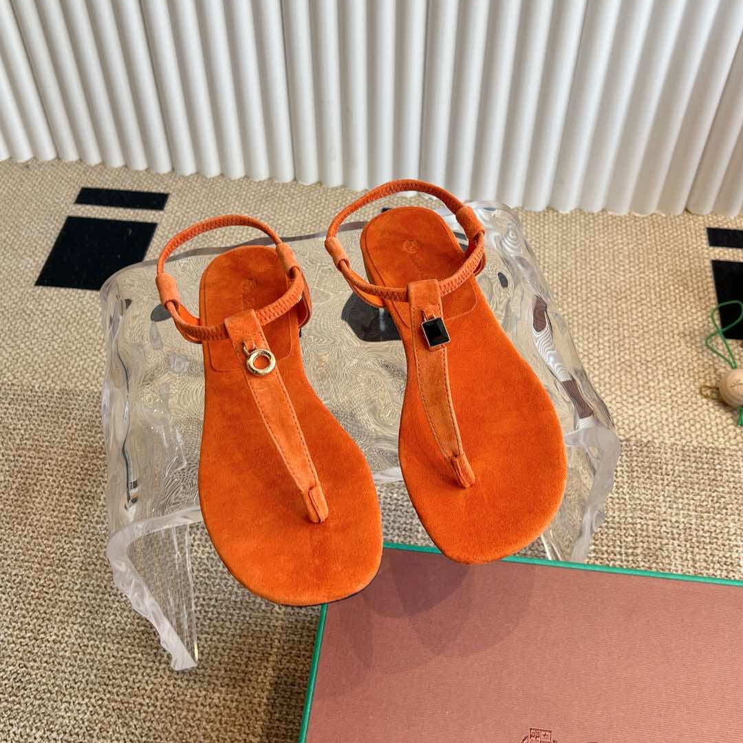 LP 25C Mindil Sandal Kyoto Orange Suede 208100