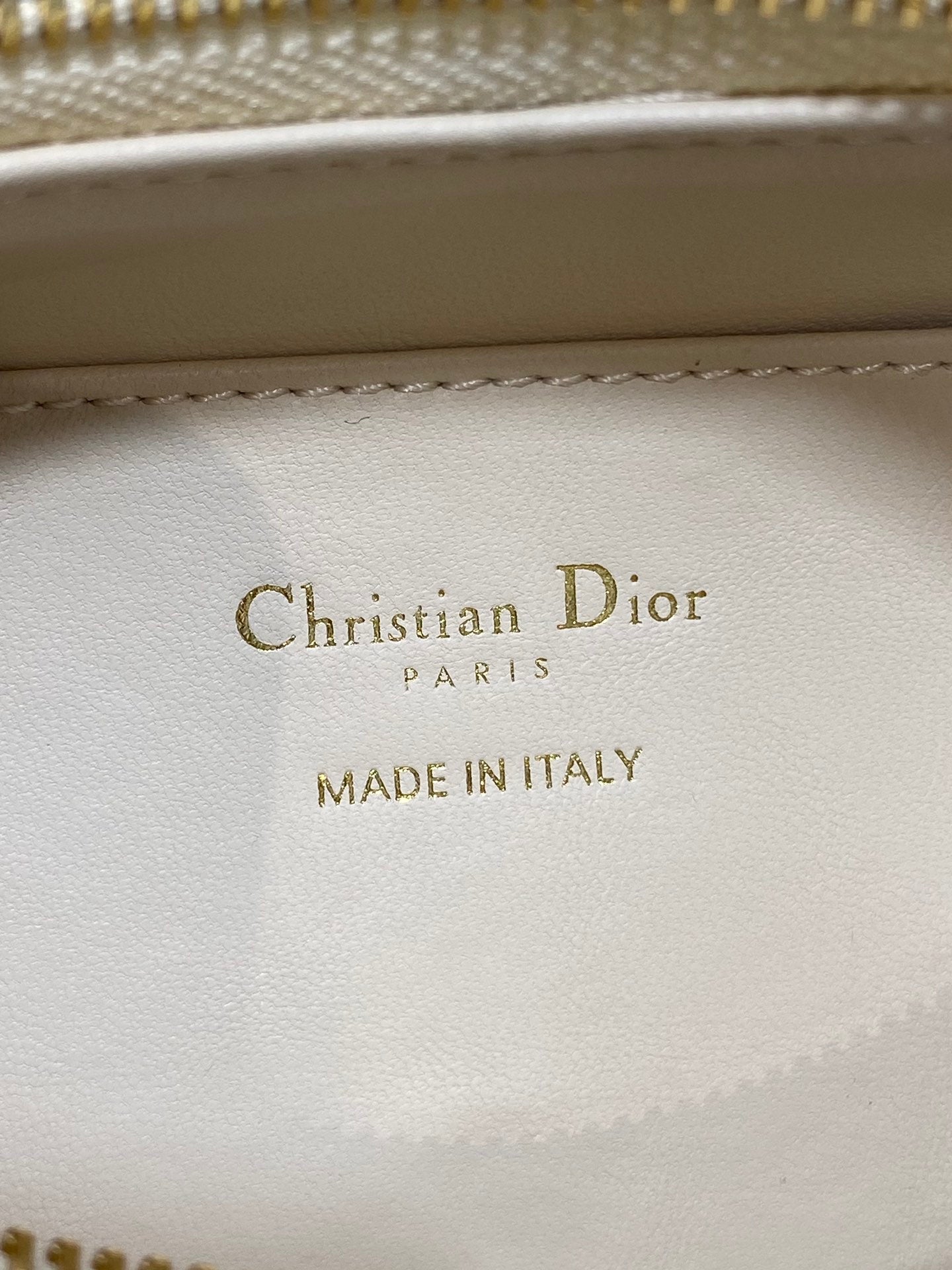Dior 2025 Bag 19cm Cream Lambskin 272826