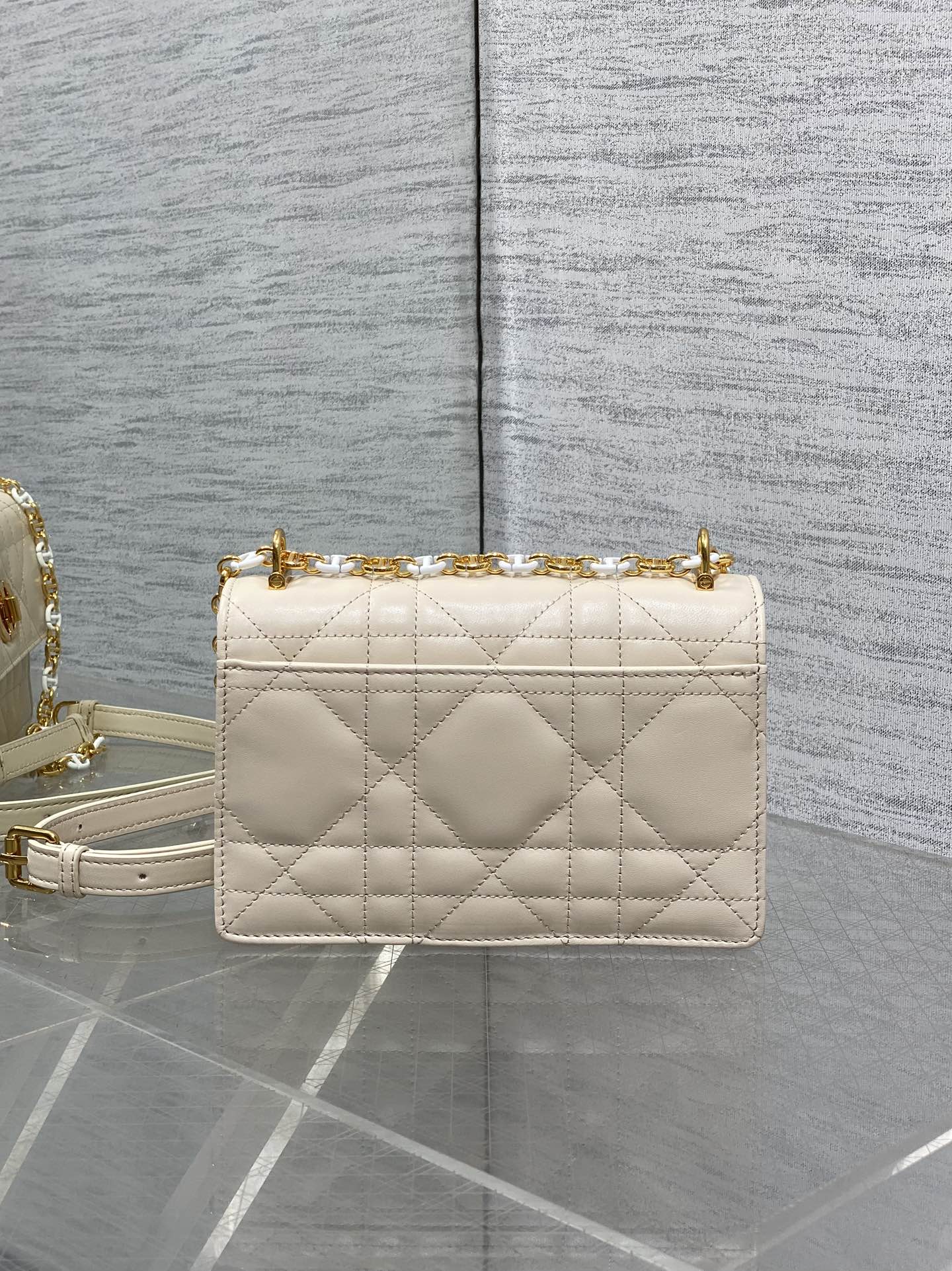 Dior 2025 Miss Caro 17 Bag Beige Calfskin 271086