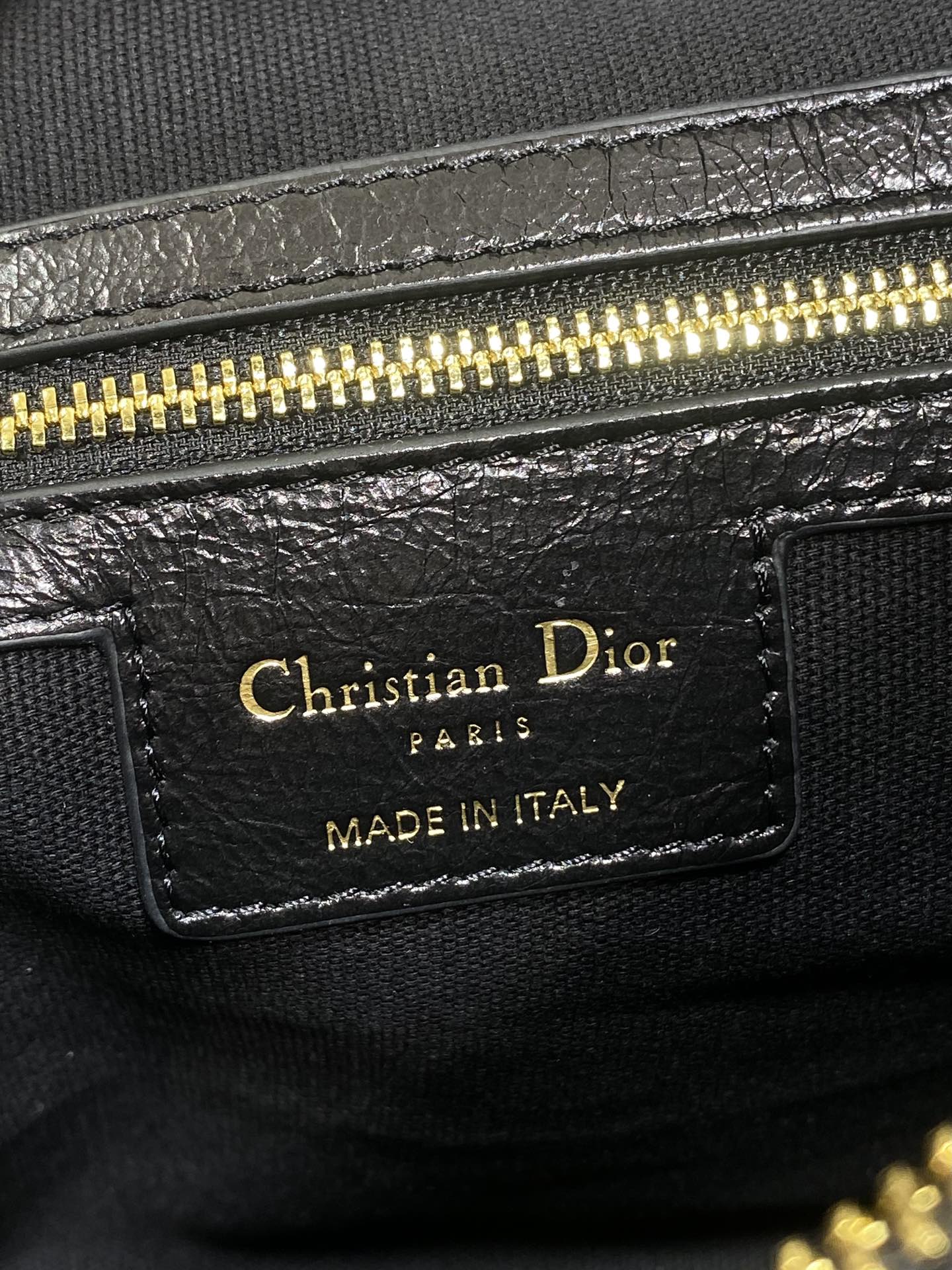 Dior 2025 Voyage Bag 34cm Black Grained Calfskin 267755