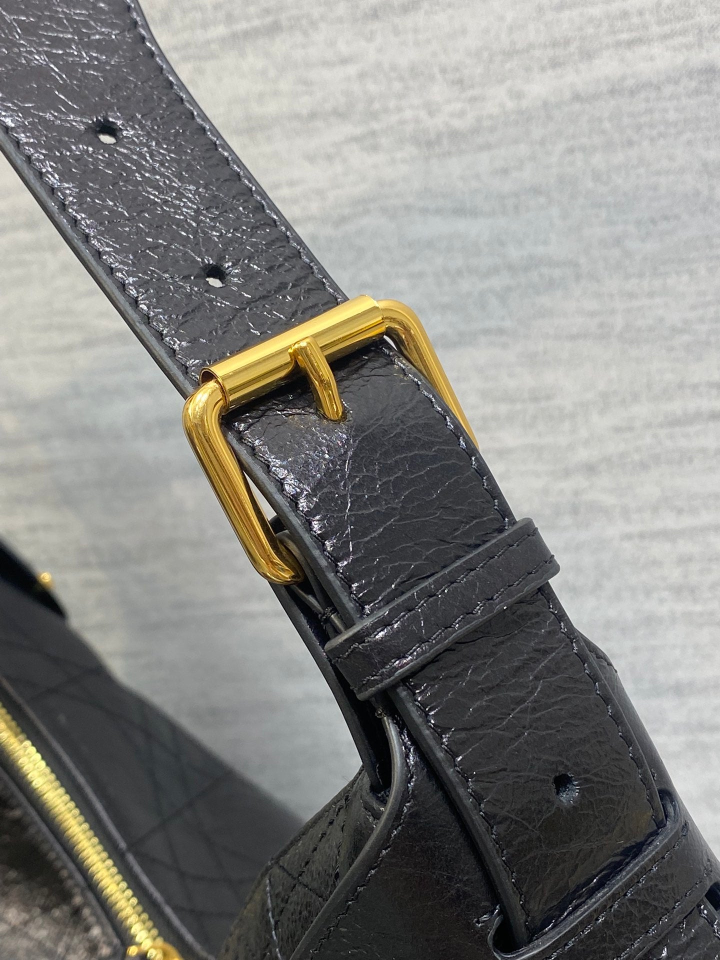 Dior 2025 Voyage Bag 34cm Black Grained Calfskin 267755