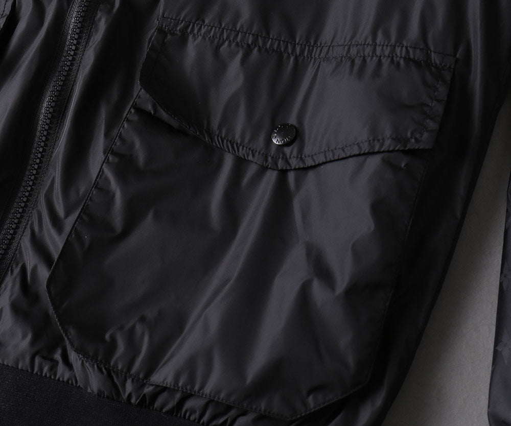 LV HOODED JACKET BLACK 239040