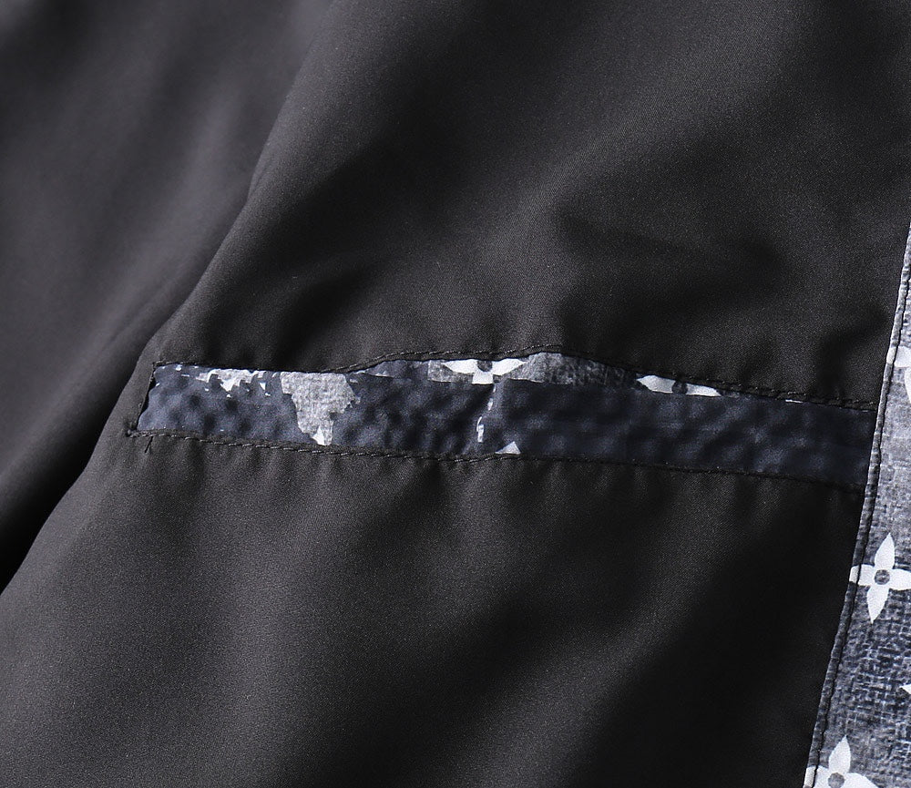 LV NAVY BLUE MONOGRAM AND DAMIER JACKET 239042