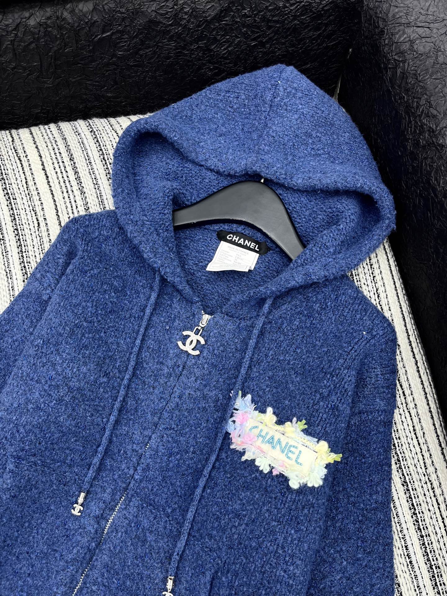 CC 2025 Hooded Jacket Blue Wool 325888