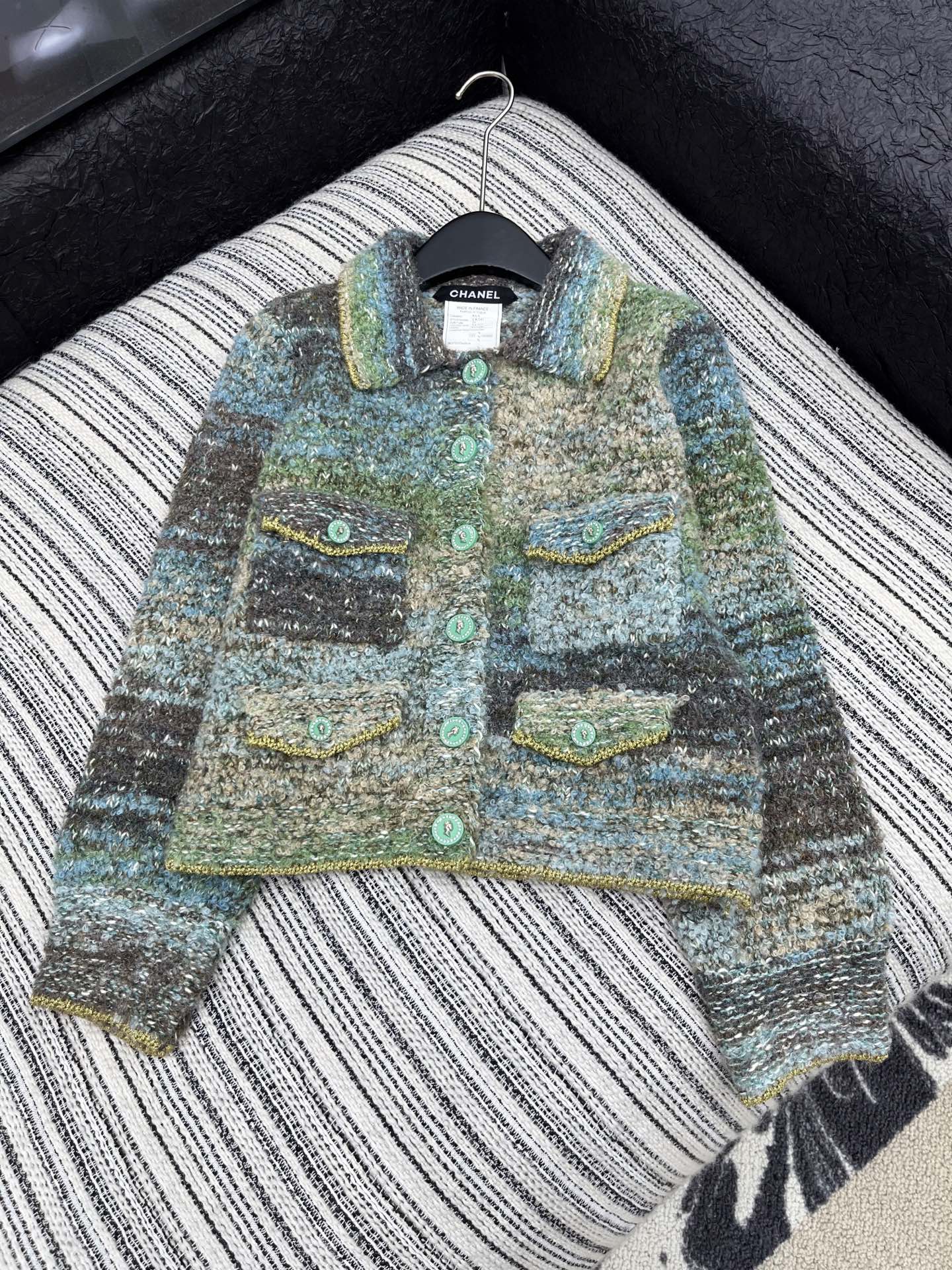 CC 2025 Jacket Blue Gray Green Wool 325839