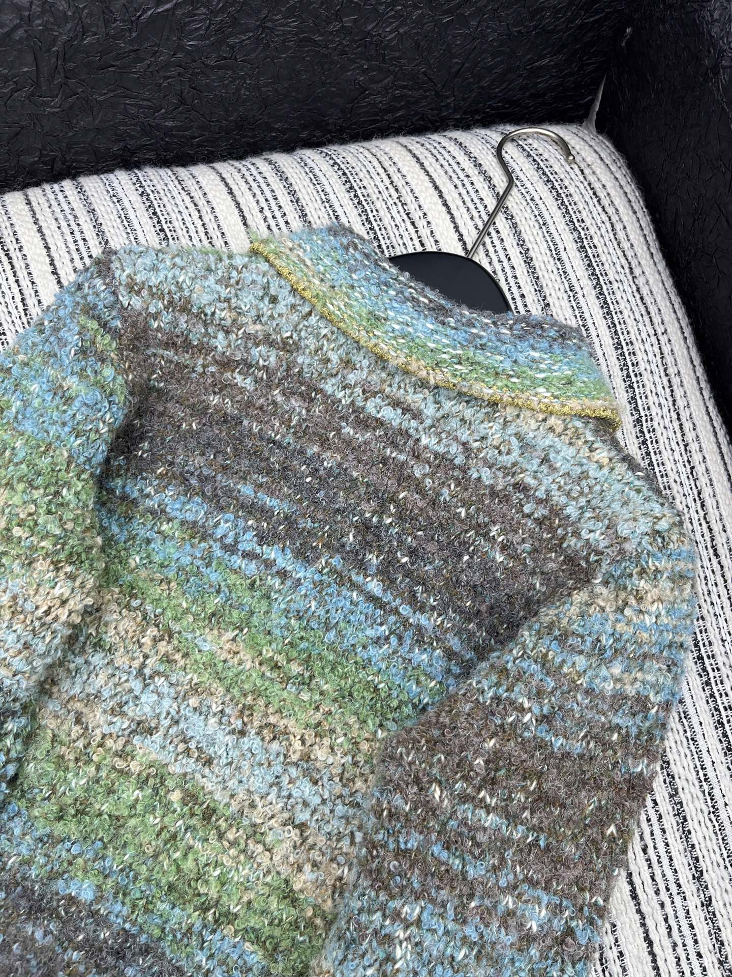 CC 2025 Jacket Blue Gray Green Wool 325839