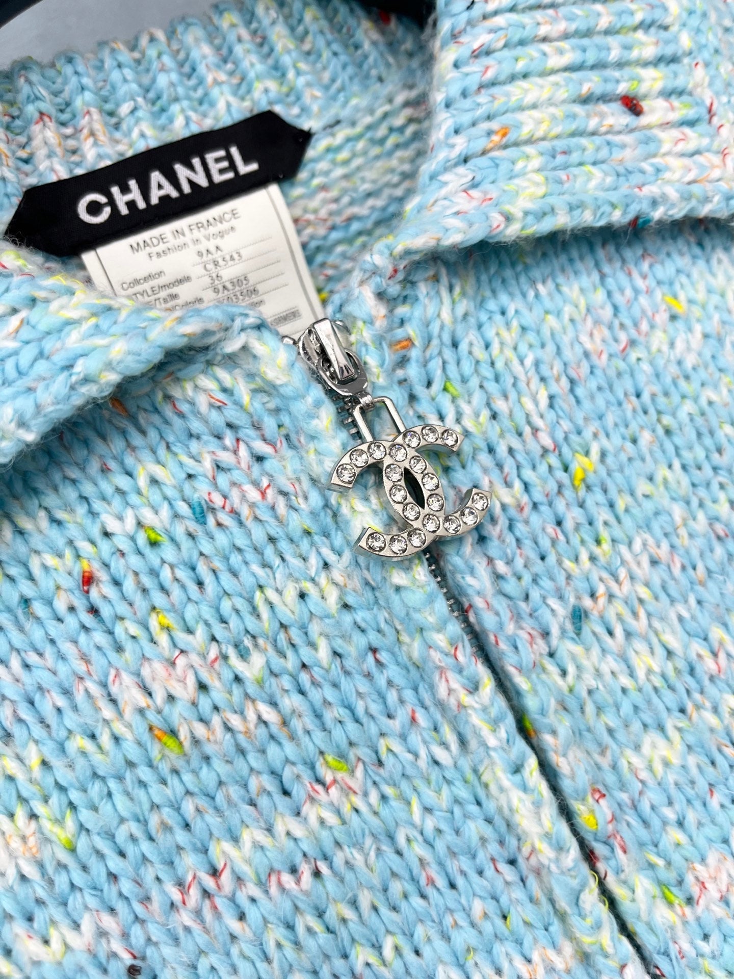 CC 2025 Jacket Blue Wool 325860