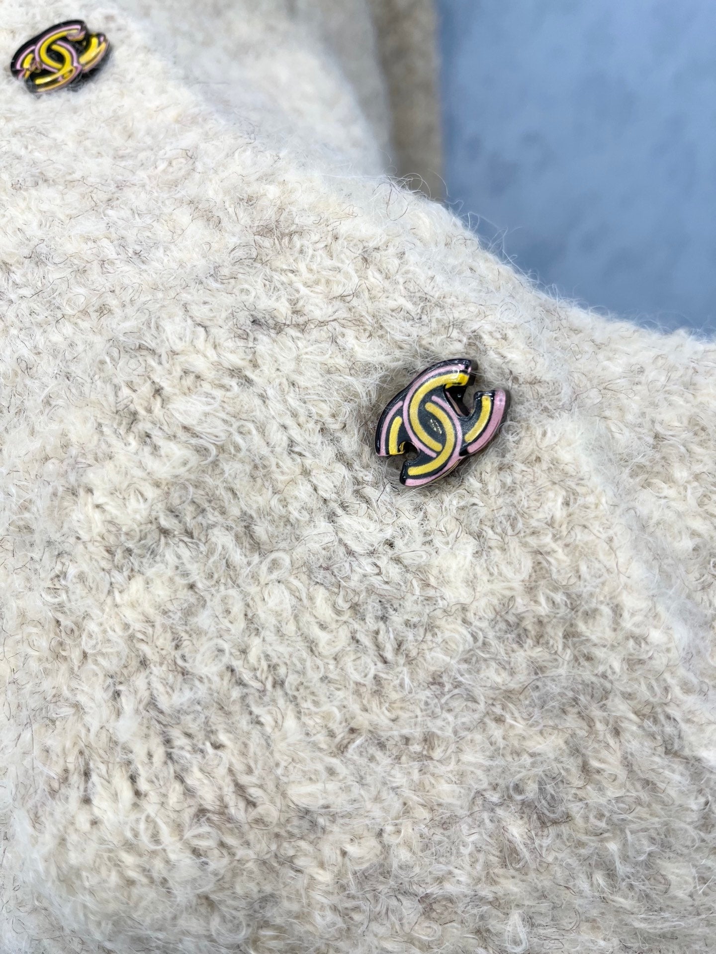 CC 2025 Cardigan Beige Wool 325868