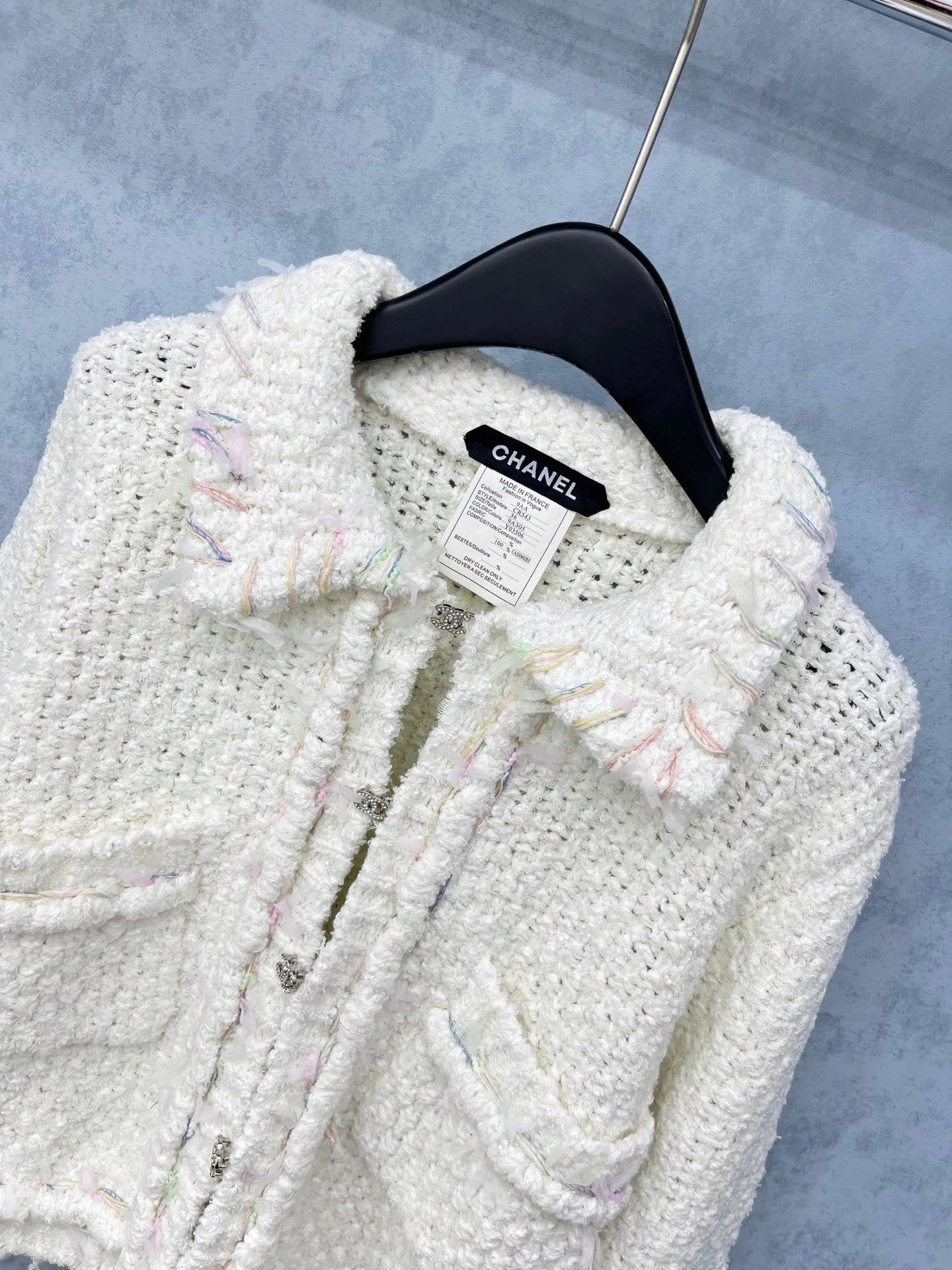 CC 2025 Jacket White Wool 325865