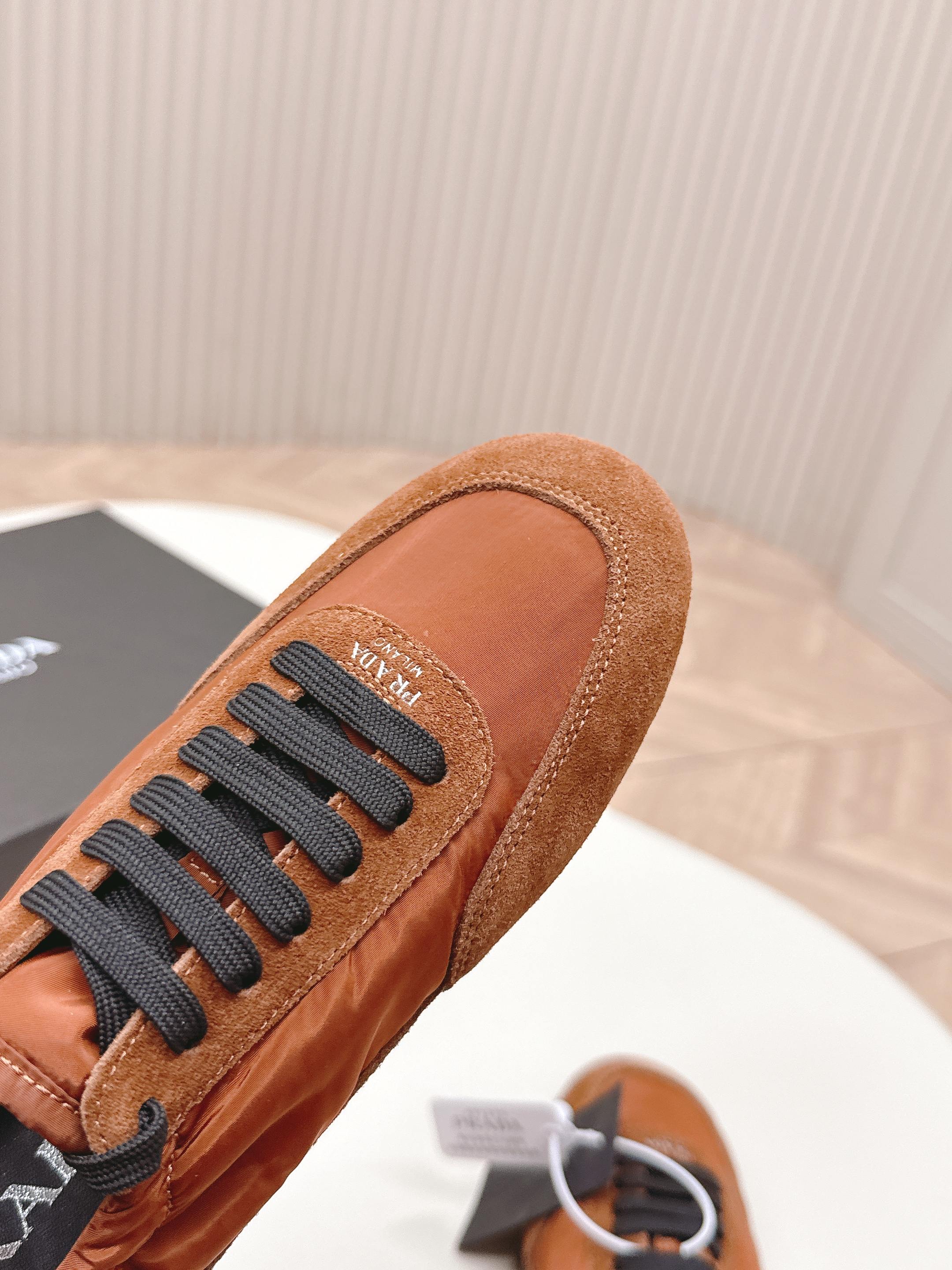 PRA 26S Sneaker Camel Brown Suede Canvas 600605