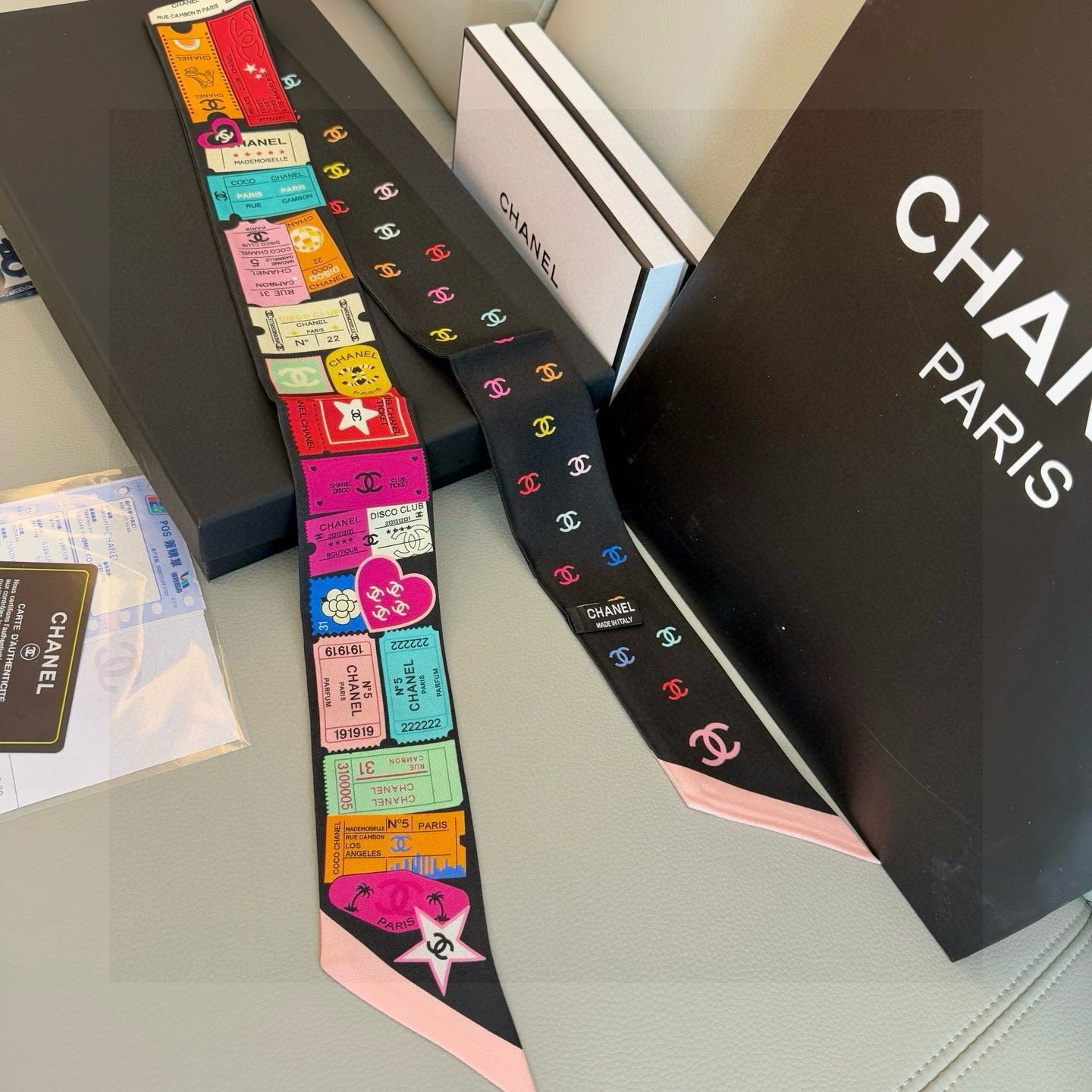 CC  Twilly Mini Star 120cm Multicolor Mulberry Silk 941932