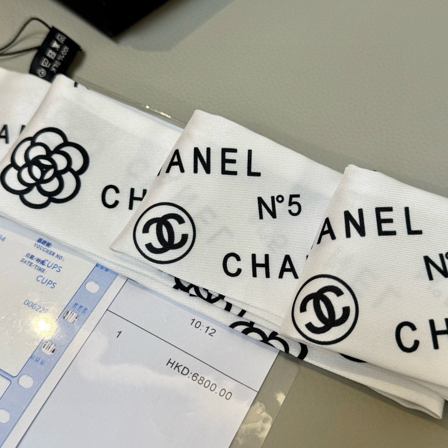 CC  Twilly Mini Star 120cm White Mulberry Silk 943394