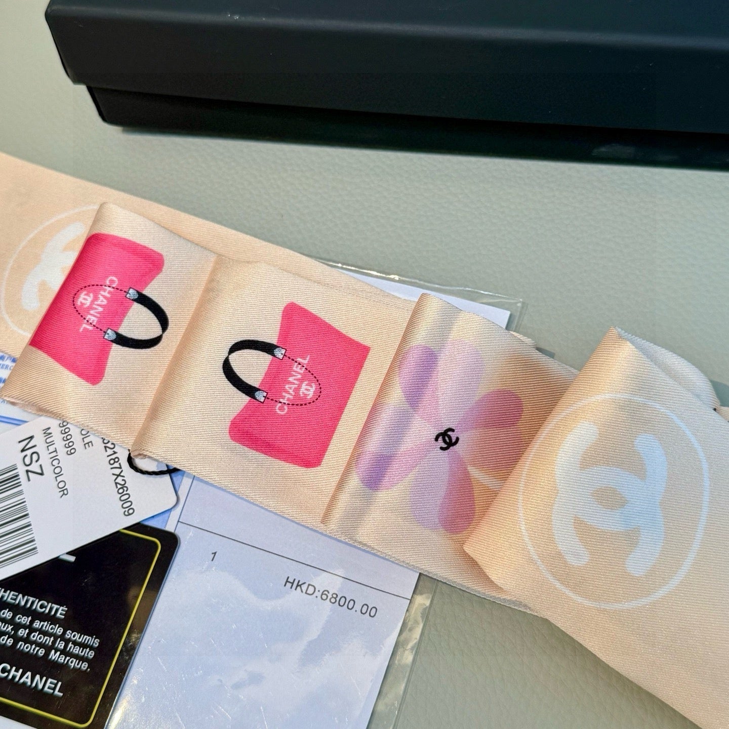 CC  Twilly Mini Star 120cm Light Yellow Mulberry Silk 943502