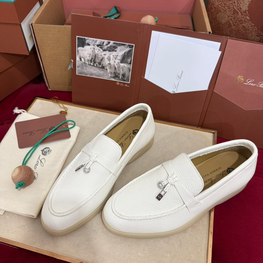LP 25C Summer Charms Walk Loafer White Calfskin 212599