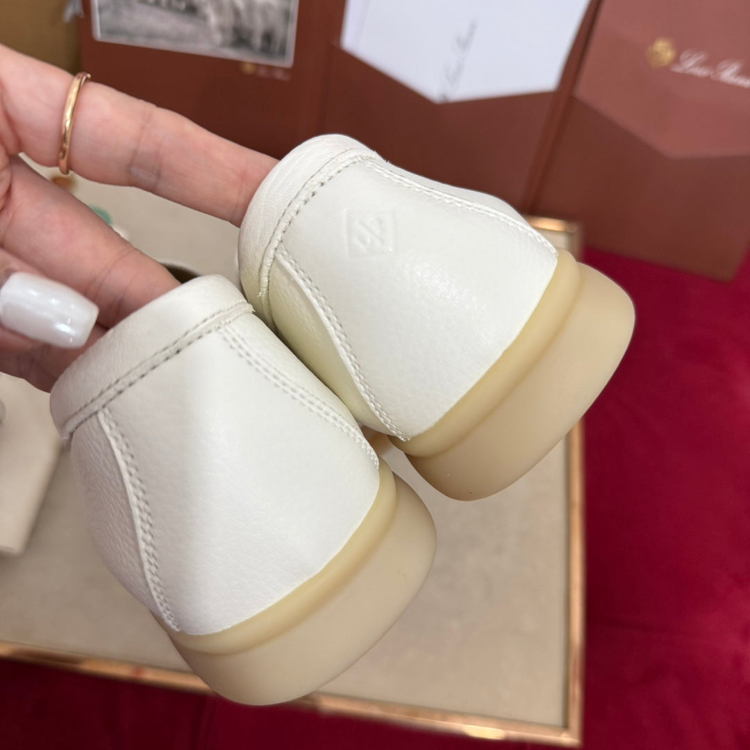 LP 25C Summer Charms Walk Loafer White Calfskin 212599