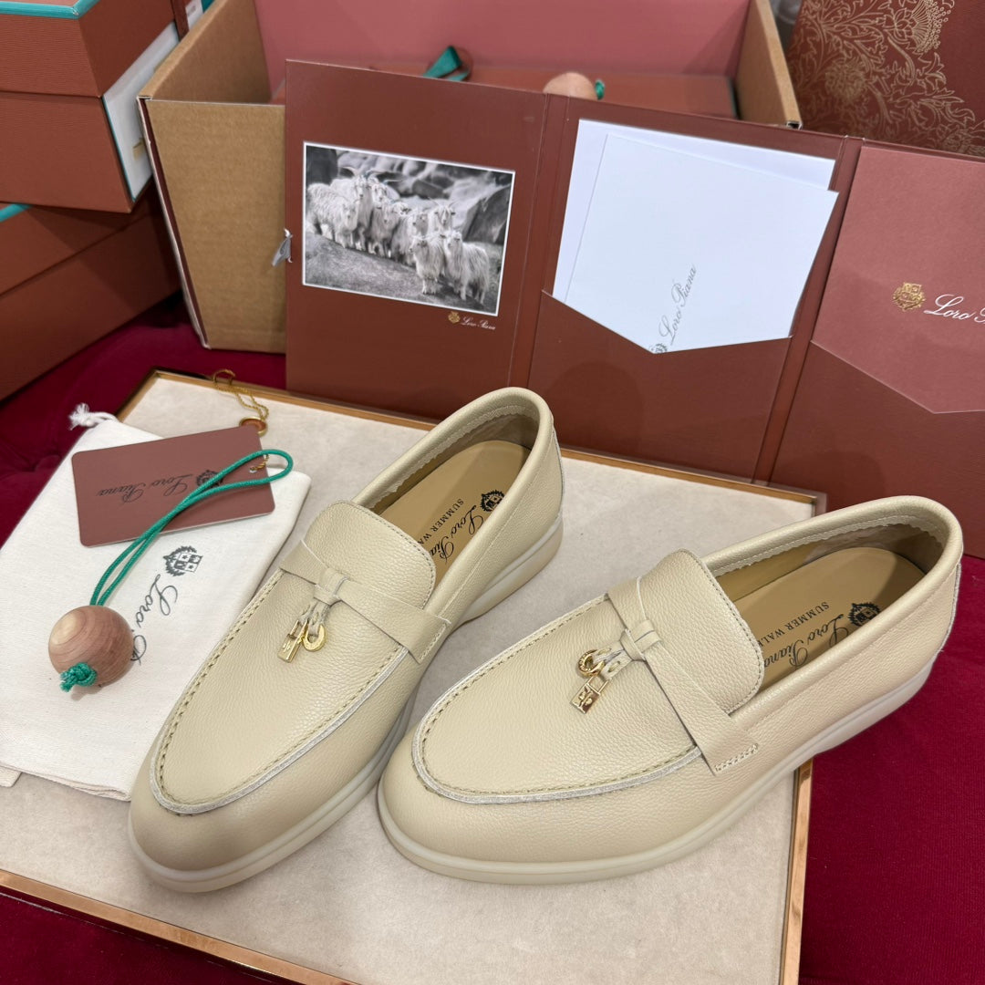 LP 25C Summer Charms Walk Loafer Faded Yellow Calfskin 212597