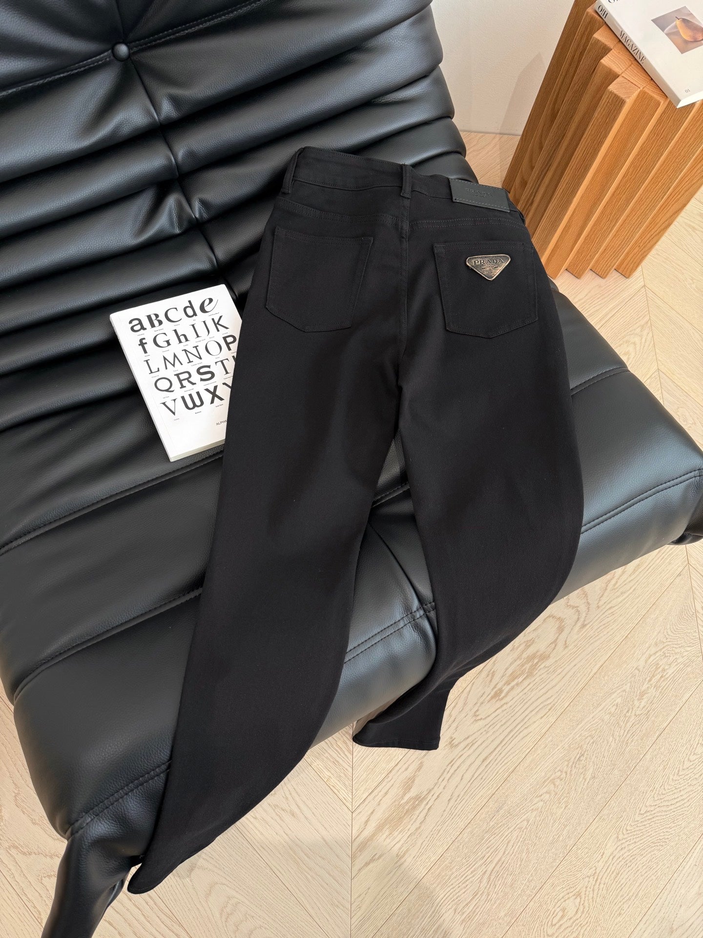 Prada 25 Skinny jeans Black and Blue Cotton