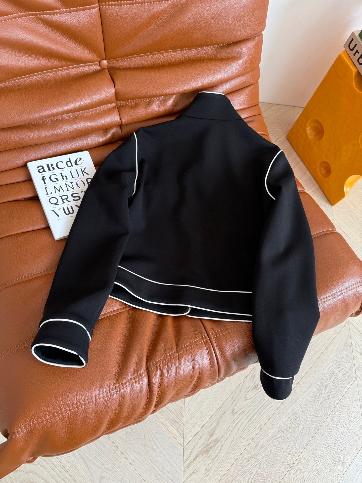 Prada 2025 Jacket Black mix White Cotton Acetate