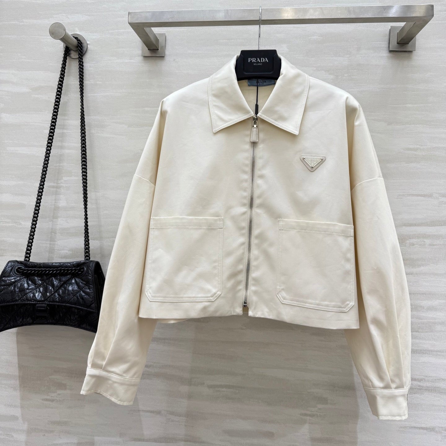 Prada 25 Set White Polyester 303389