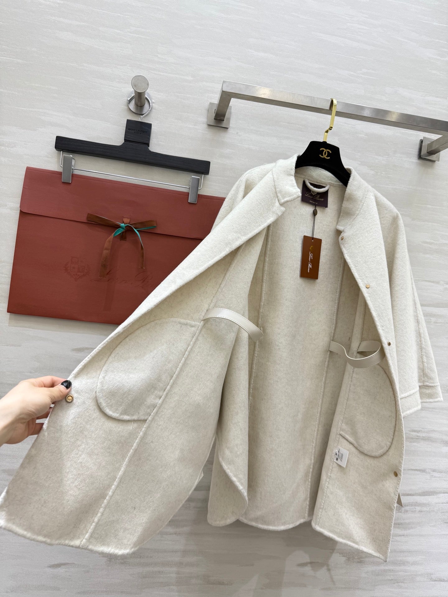 LP 25 Salzburg Cape Coat Cream Cashmere 319364