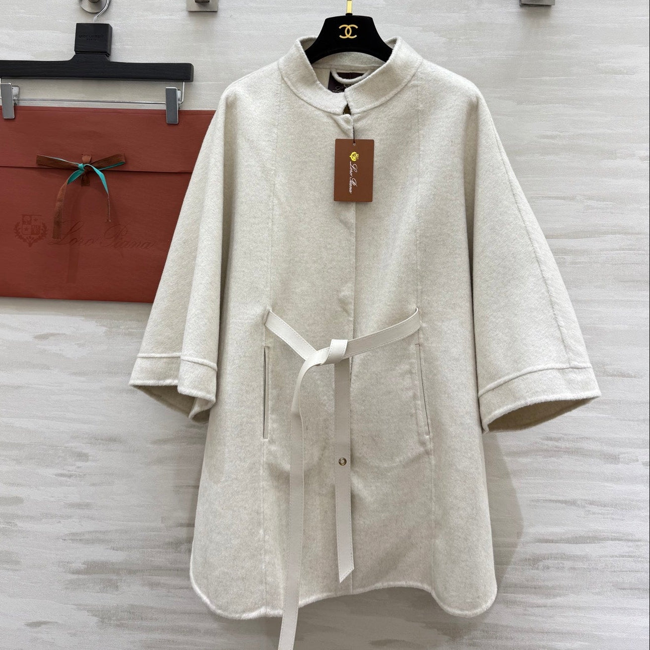 LP 25 Salzburg Cape Coat Cream Cashmere 319364
